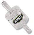 Pingel In-line Fuel Filter 3 8in Aluminum Machined Satin-finish Ss5p 