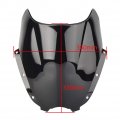 Fsfy Motorcycle Windshield Windscreen Deflector Spoiler Shield Double Bubble Fit For Hyosung Gt125 Gt250r Gt650r Iridium