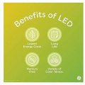 Ge Led 65-watt Eq Br30 Daylight Flood Light Bulb 20-pack