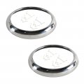 Yshap Headlight Bezels W Hardware For 1947-1955 Chevy Gmc Truck And 1949-1952 Passenger 2pcs Stainless Steel Polished Left 