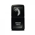 Ch4x4 Rocker Switch V2 Dragon Lights Symbol 3 Red Led