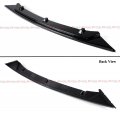 V2 Jdm 3pc Gt Style Painted Gloss Black Front Bumper Lip Splitter Kit Compatible For 2021 2022 Honda Accord Ex Lx Touring Sport