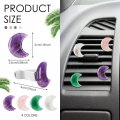 Tallew Moon Crystals Car Vent Clip Freshener Accessories For Women Fresheners Quartz Air Clips Moon Style