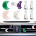Tallew Moon Crystals Car Vent Clip Freshener Accessories For Women Fresheners Quartz Air Clips Moon Style