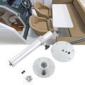 Adjustable Aluminum Alloy Table Pedestal Stand 360a Rotation Button Suitable For Rv Campers Caravan Boat Yacht