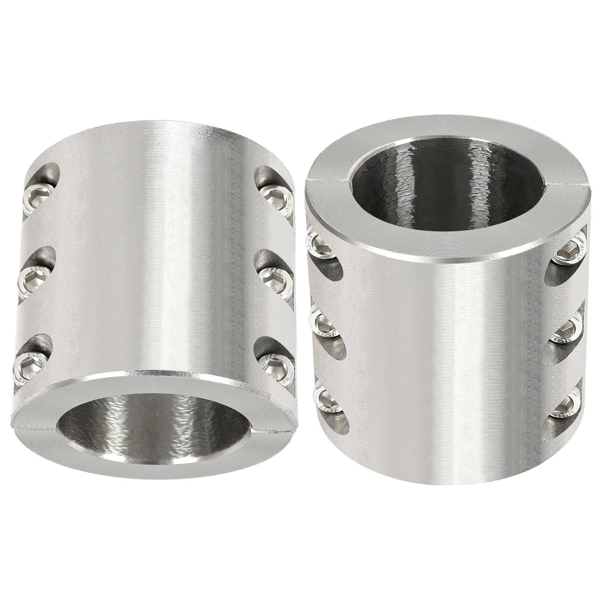 Split Collar Tube Clamp For 1-5 8a Od Weldable Roll Bar Clamps Bolt On Cage Mounts 2 Pcs