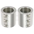 Split Collar Tube Clamp For 1-5 8a Od Weldable Roll Bar Clamps Bolt On Cage Mounts 2 Pcs