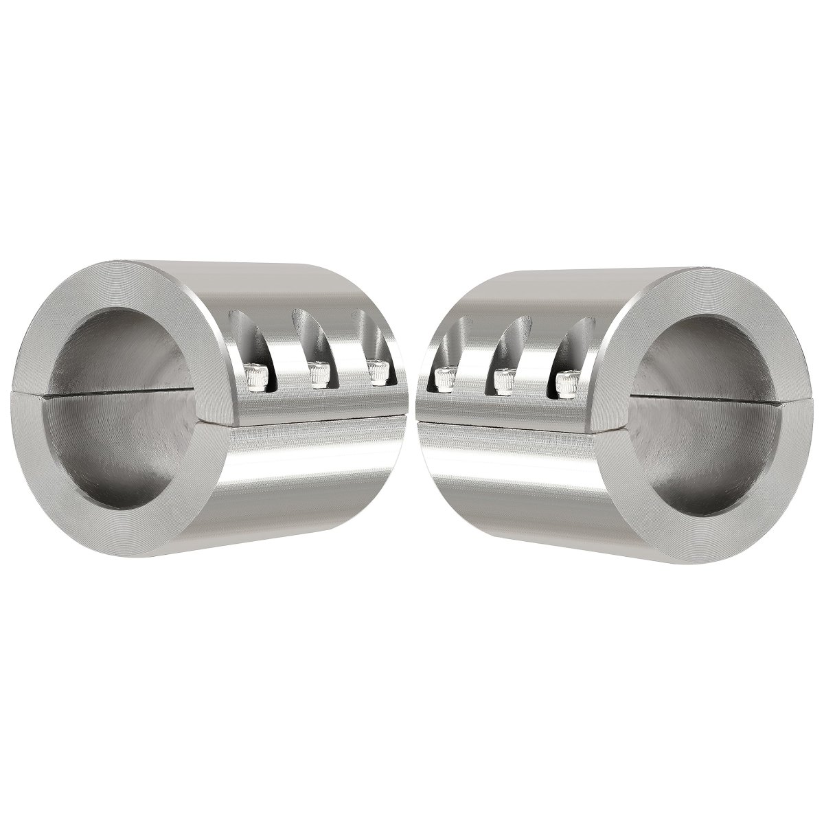 Split Collar Tube Clamp For 1-5 8a Od Weldable Roll Bar Clamps Bolt On Cage Mounts 2 Pcs