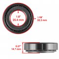 Caltric Tapered Roller Bearing Set Compatible With Great Dane 28051 D28052