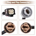 Uxcell 1 Set Tail Light Lamp Wiring Harness For Chevrolet Silverado 1500 2500hd 3500hd Gmc Sierra 2500 Hd 3500 2016-2019 Driver