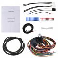 Waltyotur 14 Circuit Fuse Universal Wire Harness Kit Replacement For Muscle Car Hot Rod Street Xl