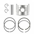 Caltric Cylinder Piston Ring Gasket Compatible With Yamaha 22k-11311-02-00 Bore 47 Mm
