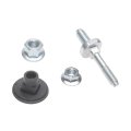 Alternator Terminal Hardware Set For Chevy C1500 K1500 1992 1993 1994 Metal And Plastic Silver Black Straight Bend Angle 