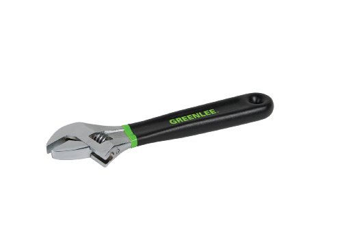 0154-08d Adjustable Wrench With Dipped Handle 8 In Powder Coated Green Finish