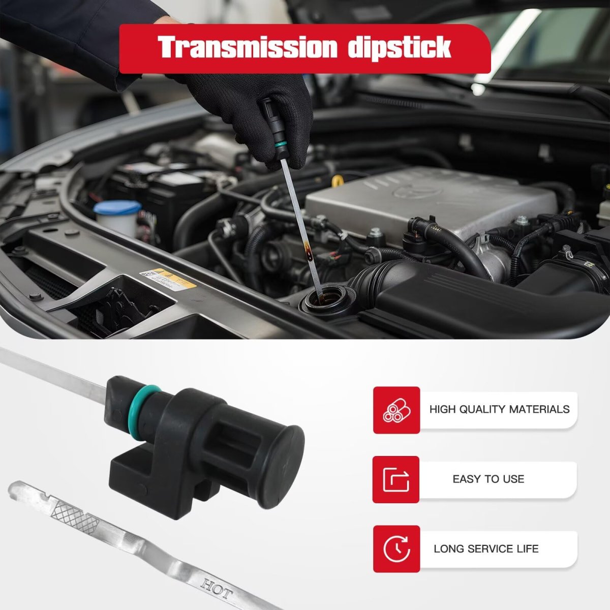 Dipstick Transmission Cvt 31086-ja00a Compatible For Rouge 2 5l Non-hybrid 2015-2022