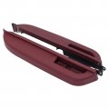 Pack Of 2 Red Fornt Left Driver And Right Passenger Side Inner Interior Door Armrest Pad Handle Panel 