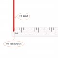 Uxcell Silicone Wire 28 Awg Ultra Flexible 600v Electric Strands Of Tinned Copper 16 Ft Black Red