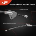 A-premium Reara Driver Side Parking Brake Cable Assembly Compatible With Scion Models Xa 2004 2005 2006 Replace 4643052010