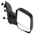Aintier Passenger Side Mirror With Manual Folding Non-heated Compatible 2003-2013 For Ford E-150 E-250
