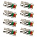 Usonline911 8 Pack 30psi 2 0 Bar Car Auto Tire Pressure Monitor Gage Alert Sensor Indicator Valve Caps Wheel Tyre Stem Air Cap