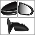 Ki1321150 Factory Style Passenger Right Side Mirror Manual Folding Power Adjust Heated Glass Turn Signal Compatible With