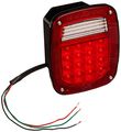G5092-5 Hi Count Led Stop Tail Turn Light Lh With License Window Red Waterproof Rear Box Lamp For Truck And Car 12v Standard 