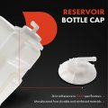 A-premium Engine Coolant Overflow Recovery Expansion Tank With Cap Compatible Honda Civic Del Sol 1992997 L4 1 5l 1 6l Front