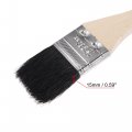 Uxcell Bent Radiator Paint Brush 16 Length 1 5 Width Bristle With Long Wood Handle For Wall Treatment Black