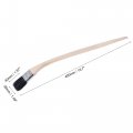 Uxcell Bent Radiator Paint Brush 16 Length 1 5 Width Bristle With Long Wood Handle For Wall Treatment Black