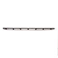 Carpartsdepot Hood Molding Ki1235101 Chrome Plastic For 04 New Spectra 05-06 2 0 4cyl Spectra5 