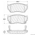 Stoptech 103 05100 Brake Pad Ceramic 