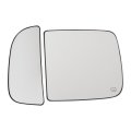 Driver Side Mirror Glass Set For Ram 1500 2011 To 2024 Upper And Lower Convex Towing Heated Non 68067731aa 68286843aa Ch1324125 
