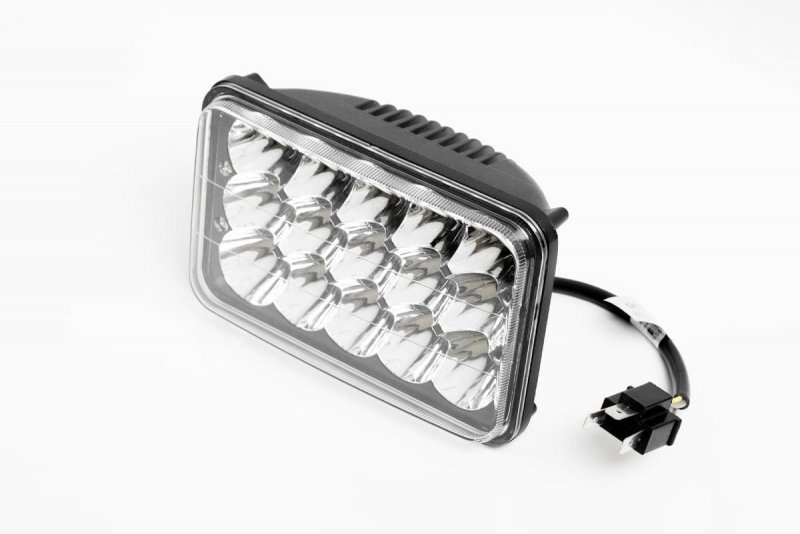 4x 4x6 Premium Led Headlight Conversions Black H4651 H4656 H4666 For Cars 12 Volts 45 Wattage Front Assemblies