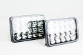 4x 4x6 Premium Led Headlight Conversions Black H4651 H4656 H4666 For Cars 12 Volts 45 Wattage Front Assemblies