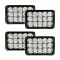 4x V-spec 4x6 Premium Led Headlight Conversions Black H4651 H4656 H4666 