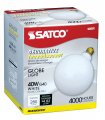 Satco S3001 120v Medium Base 40-watt G40 Light Bulb Gloss White One