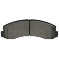 Front D1770 Metal 4pcs W Hardware Disc Brake Pad Set