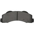 Front D1770 Metal 4pcs W Hardware Disc Brake Pad Set