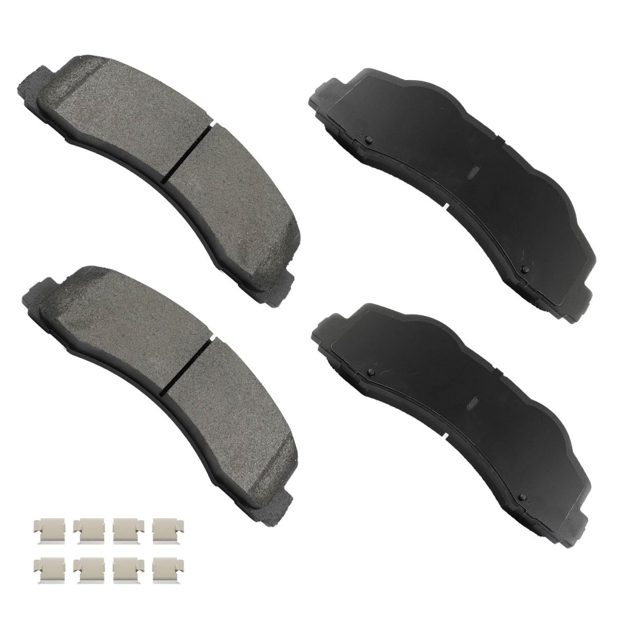 Front D1770 Metal 4pcs W Hardware Disc Brake Pad Set