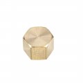 1 4-inch Brass Cap G1 4 Female Pipe Fitting Hex Compression Stop Valve Connector 