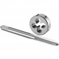 Burkit 1 4 -28 Unf Tap And Die Set X 28 Machine Thread Round Right Hand 