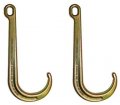 Ba Products Qty 2 F15j X2 15 J Hook Long With Hole For Chain Wrecker Tow Truck Rollback N711-2 