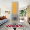 Satco S8687 Candelabra Bulb In Light Finish 2 38 Inches Frosted