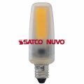 Satco S8687 Candelabra Bulb In Light Finish 2 38 Inches Frosted