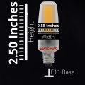 Satco S8687 Candelabra Bulb In Light Finish 2 38 Inches Frosted