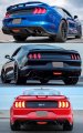 Rear Bumper Dark Smoked Lens F1 Strobe Full Flow Led Reverse Light Fog Lamp Compatible With All 2015-2017 Ford Mustang Model