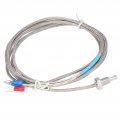 Pt100 Pipe Thread Temperature Sensor Probe Two Wire Controller -200 450a 304 Stainless Steel K Type Thermocouple Wzpta M8 
