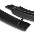Auto Dynasty 3pcs Matte Black Front Bumper Lip Spoiler Wing Body Kit Compatible With Bmw 4-series Gran Coupe M-sport 14-19