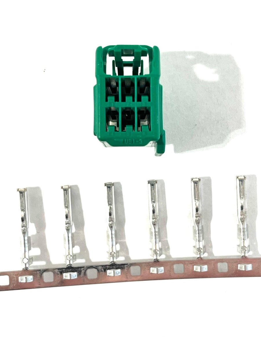 Connector And Terminals Wpt 1032 9u2z 14s411 Xa 6 Pole Female For Climate Control Heated Seat Modules Model Edsw
