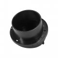 X Autohaux 2pcs 75mm Car Universal Black Air Conditioning Warm Vent Deflector Outlet Louvered For Auto Yacht Mushroom Type